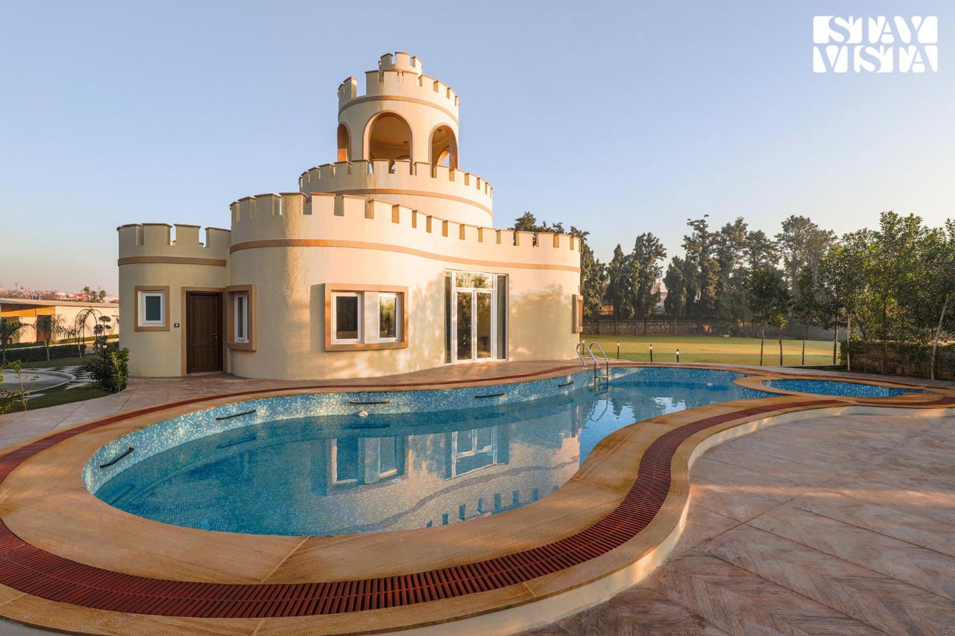 Stayvista'S Mystic Castle With Terrace, Swimming Pool, Lawn With Gazebo Jaipur Dış mekan fotoğraf